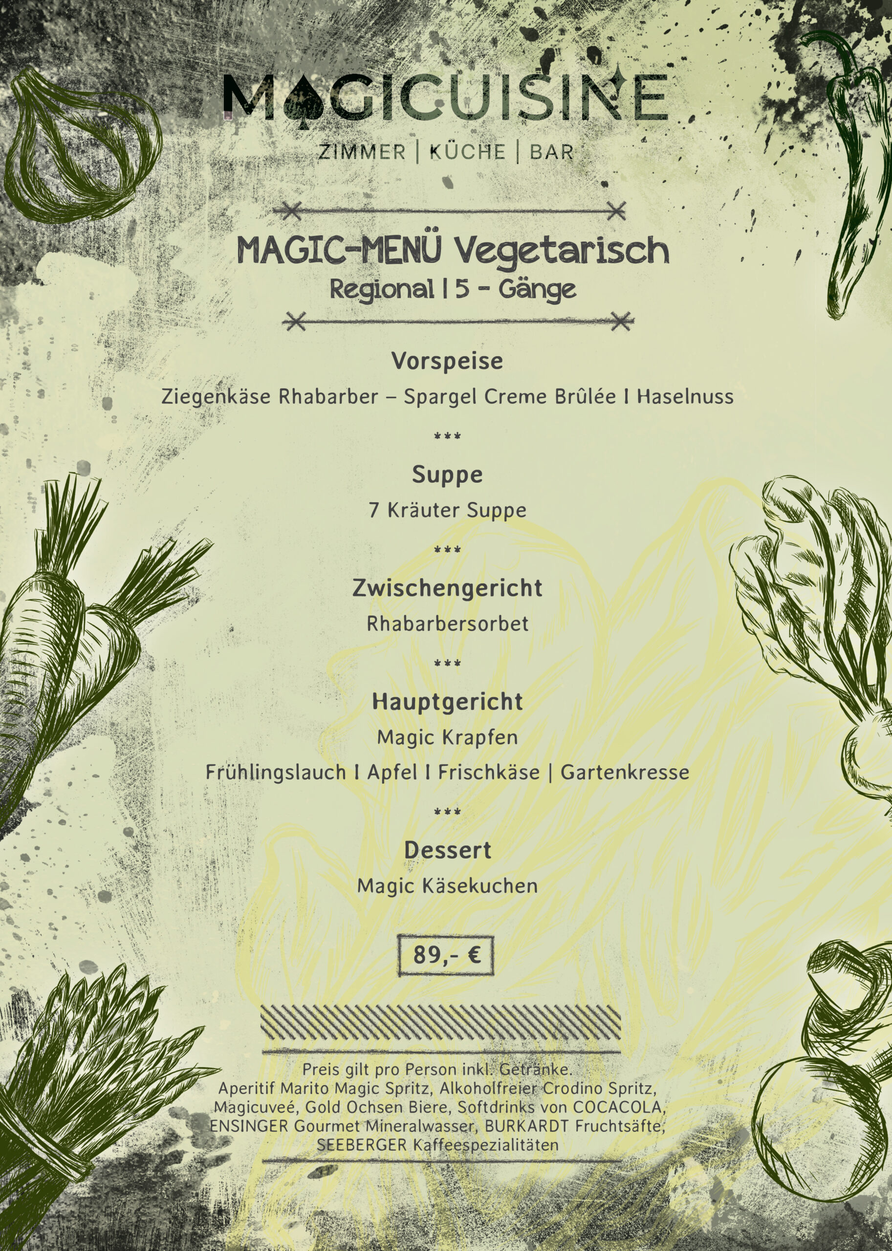 Vorderseite Vegetarisches Menü 5-Gänge 04-06-2023